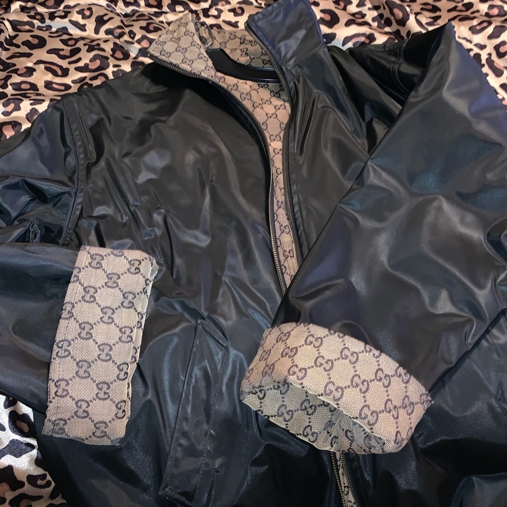 Gucci Logo Reversible Jacket XXXL